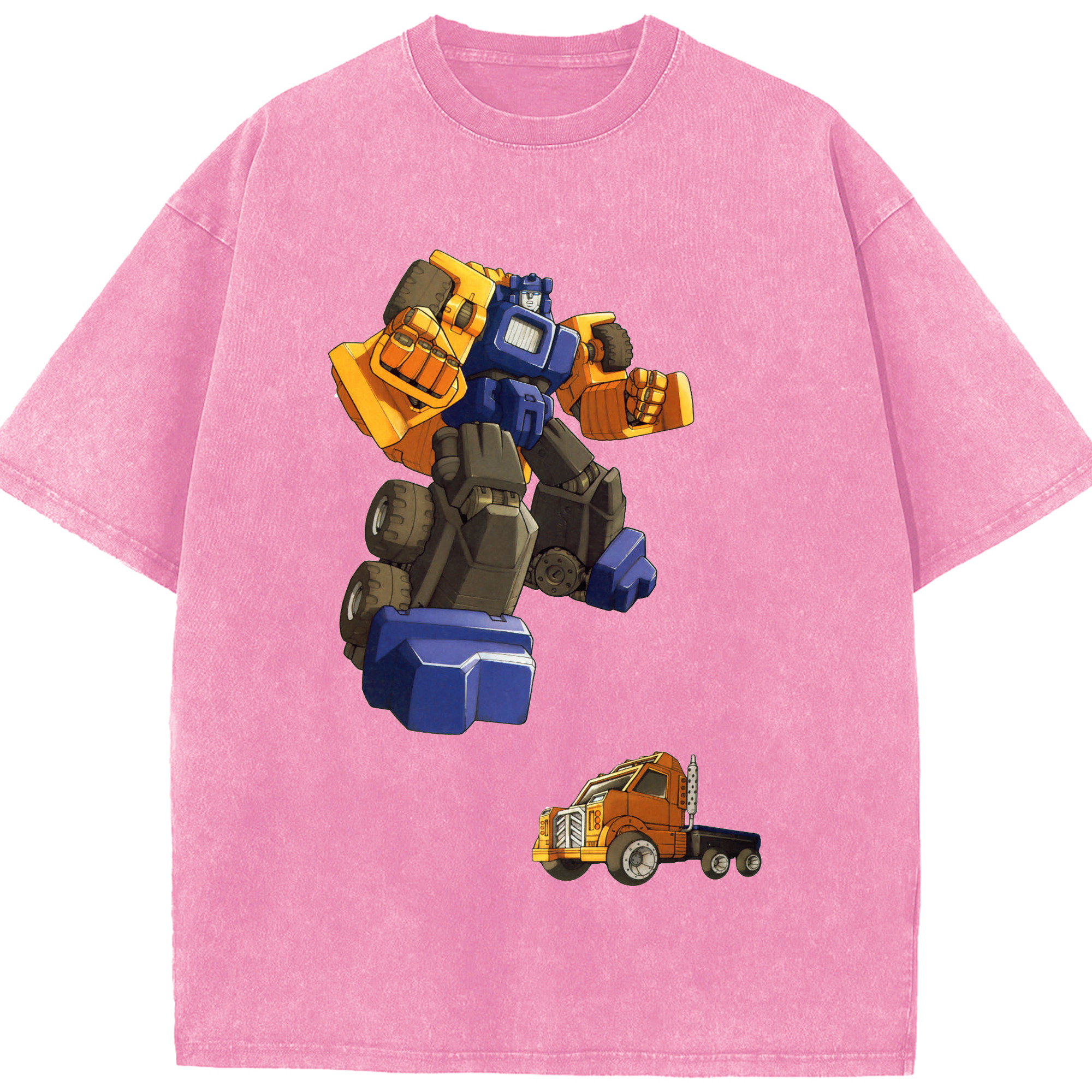 （画像用）  綿100% ヴィンテージ風 半袖Tシャツ（フロントプリント）